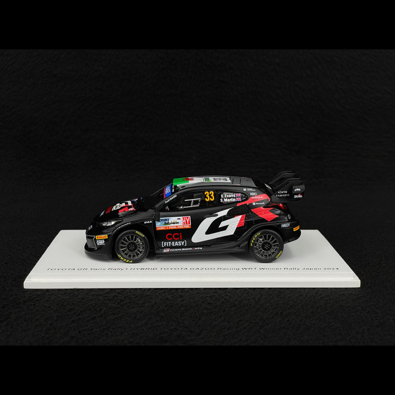 Toyota GR Yaris Rally1 Hybrid n° 33 Winner Rally Japan 2024 1/43