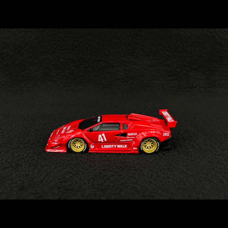 Lamborghini Countach LB Works n° 41 2025 Red 1/64 Mini GT MGT01100-L