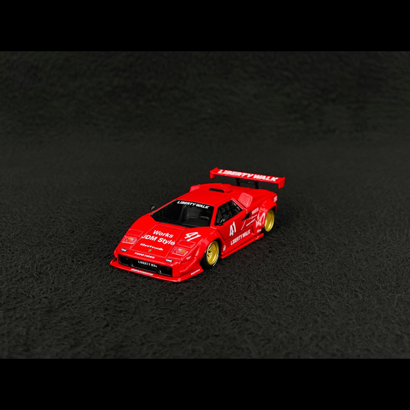 Lamborghini Countach LB Works n° 41 2025 Red 1/64 Mini GT MGT01100-L