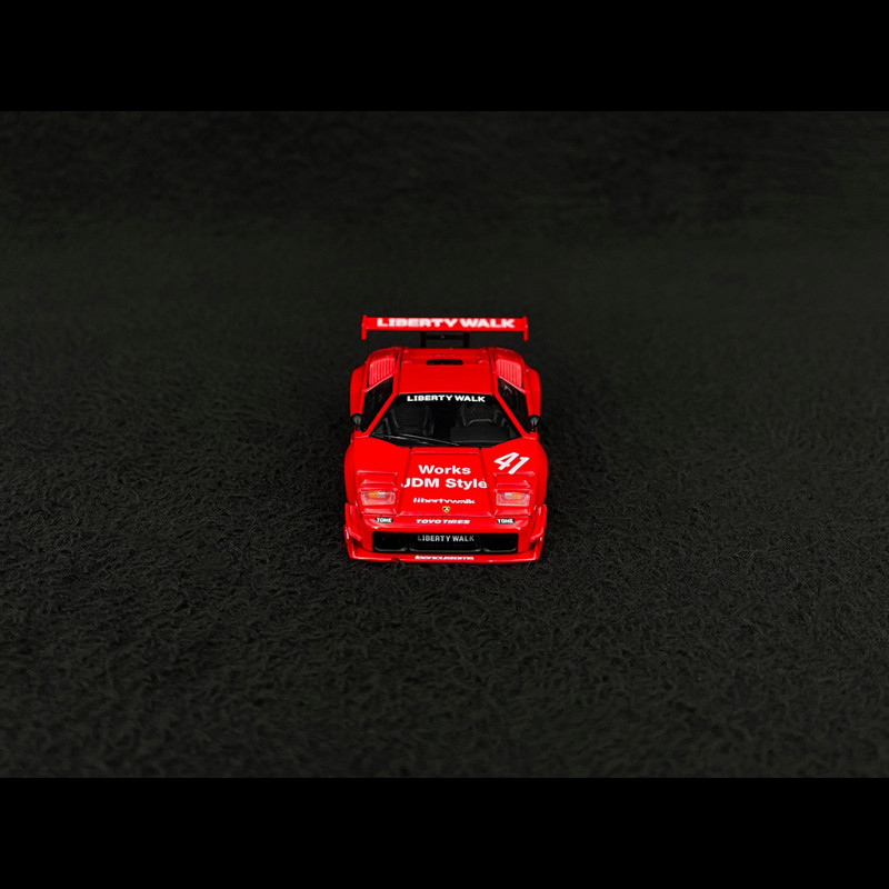 Lamborghini Countach LB Works n° 41 2025 Red 1/64 Mini GT MGT01100-L