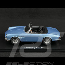 Ferrari 275 GTS Pininfarina Spyder 1964 with Spoke Rims Light Blue 1/18 KK Scale KKDC180246