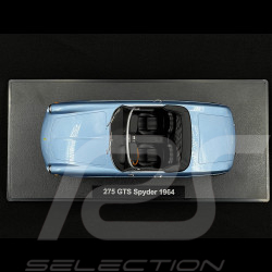 Ferrari 275 GTS Pininfarina Spyder 1964 with Spoke Rims Light Blue 1/18 KK Scale KKDC180246
