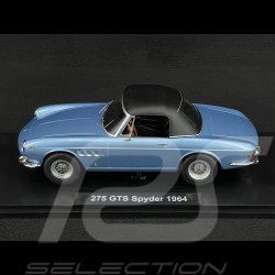 Ferrari 275 GTS Pininfarina Spyder 1964 with Spoke Rims Light Blue 1/18 KK Scale KKDC180246