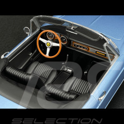 Ferrari 275 GTS Pininfarina Spyder 1964 with Spoke Rims Light Blue 1/18 KK Scale KKDC180246