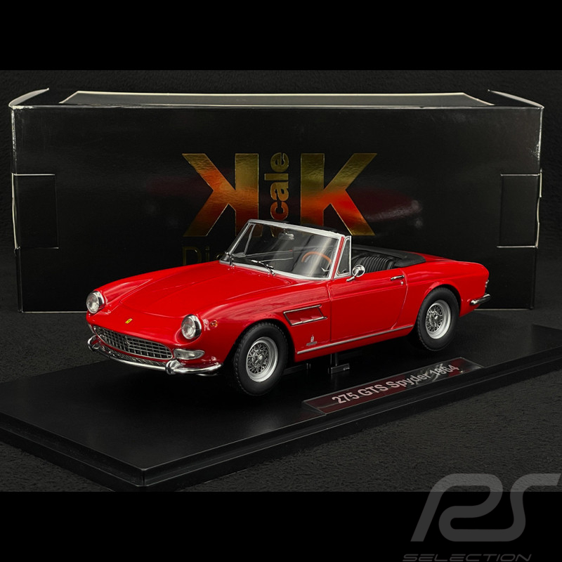Ferrari 275 GTS Pininfarina Spyder 1964 Rouge 1/18 KK Scale KKDC180247
