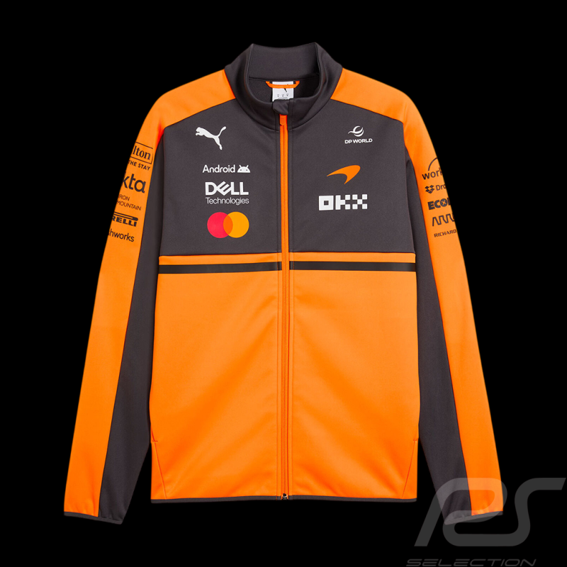McLaren Softshell Jacket F1 Team Norris / Piastri 2026 Papaya Orange Puma 701241092-001 - Unisex