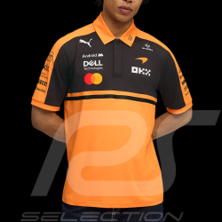McLaren Polo Shirt F1 Team Norris / Piastri 2026 Papaya Orange Puma 701241087-001 - Unisex