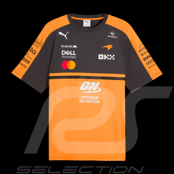 McLaren T-Shirt F1 Team Norris / Piastri 2026 Papaya Orange Puma 701241089-001 - Unisex