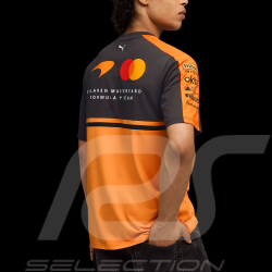 McLaren T-Shirt F1 Team Norris / Piastri 2026 Papaya Orange Puma 701241089-001 - Unisex