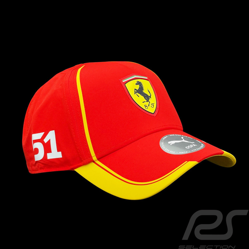 Casquette Ferrari 499P n° 51 Hypercar 2026 Puma Rouge 701241416-002 - mixte