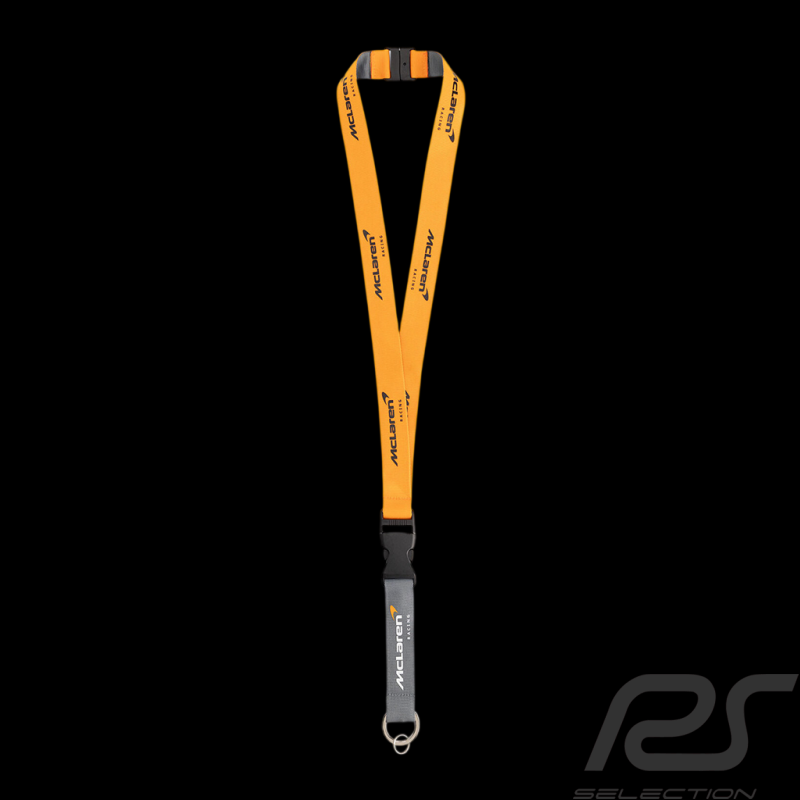 Porte-Clés McLaren F1 Team Norris / Piastri 2026 Tour de Cou Orange Papaye / Anthracite 701241324-001
