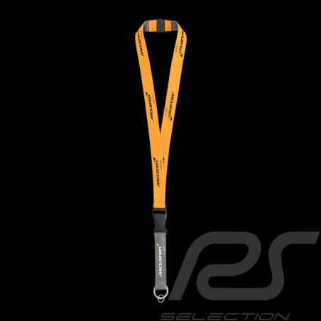 McLaren Keyring F1 Team Norris / Piastri 2026 Neck Strap Papaya Orange / Anthracite 701241324-001