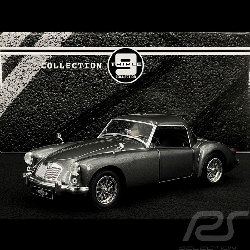 MGA MK1 A1500 Hardtop 1957 Grey Metallic 1/18 Triple9 T9-1800161