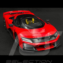 Ferrari F80 2024 Rosso Corsa / Black Rims 1/18 Bburago 18-16918