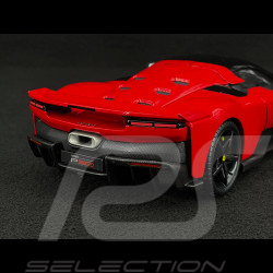 Ferrari F80 2024 Rosso Corsa / Schwarze Felgen 1/18 Bburago 18-16918