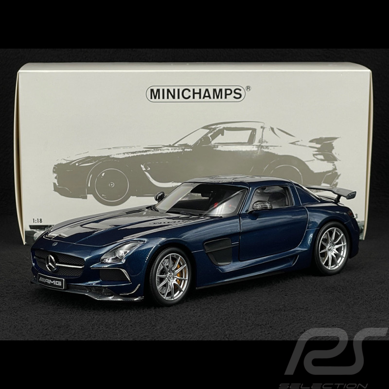 Mercedes-Benz SLS AMG Black Series 2013 Daytonablau 1/18 Minichamps 110033026
