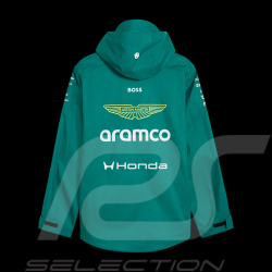 Aston Martin Waterproof Jacket F1 Team Alonso / Stroll 2026 Green Lux Puma 701239693-001 - Unisex