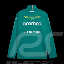 Veste Aston Martin Softshell F1 Team Alonso / Stroll 2026 Vert Lux Puma 701239694-001 - Mixte