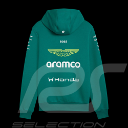 Sweat Aston Martin à Capuche F1 Team Alonso / Stroll 2026 Vert Lux Puma 701239679-001 - Mixte