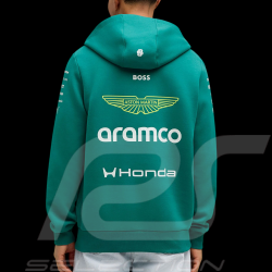 Aston Martin Kapuzenpullover F1 Team Alonso / Stroll 2026 Green Lux Puma 701239679-001 - Unisex