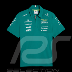 Polo Aston Martin F1 Team Alonso / Stroll 2026 Vert Lux Puma 701239682-001 - Mixte