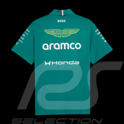 Aston Martin Poloshirt F1 Team Alonso / Stroll 2026 Green Lux Puma 701239682-001 - Unisex