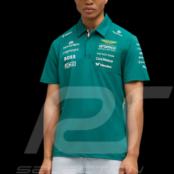 Aston Martin Polo Shirt F1 Team Alonso / Stroll 2026 Green Lux Puma 701239682-001 - Unisex
