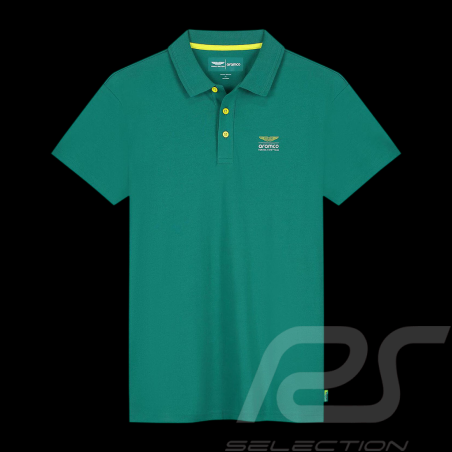 Aston Martin Polo Shirt F1 Team Alonso / Stroll 2026 Racing Green 701238092-001 - Unisex