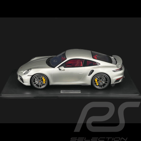 Porsche 911 Turbo S Typ 992.1 2020 Silbermetallic 1/8 GT Spirit GTS801801