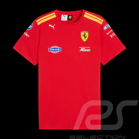Ferrari T-Shirt 499P Hypercar 2026 Puma Bomber Rot 701238745-001 - unisex