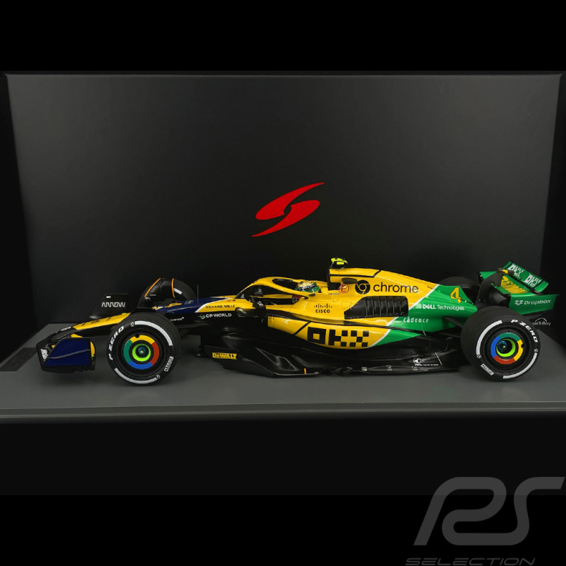 Lando Norris McLaren MCL38 n° 4 4. GP Monaco 2024 F1 1/12 Spark 12S048