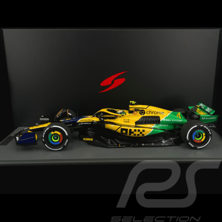 Lando Norris McLaren MCL38 n° 4 4ème GP Monaco 2024 F1 1/12 Spark 12S048