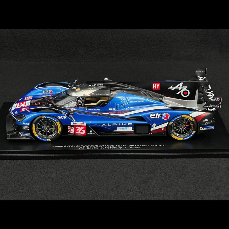 Alpine A424 n° 35 9th 24h Le Mans 2025 1/18 Spark 18S1060