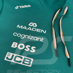 Sweat Aston Martin à Capuche F1 Team Alonso / Stroll 2026 Vert Lux Puma 701239679-001 - Mixte