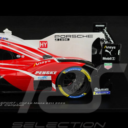 Porsche 963 n° 6 2ème 24h Le Mans 2025 1/18 Spark 18S1054