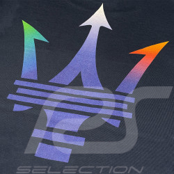 Maserati T-Shirt North Sails Trident Logo Navy Blue - Unisex