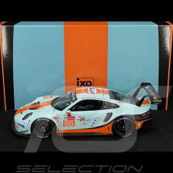 Porsche 911 RSR Type 991 n° 86 24h Le Mans 2018 Gulf Racing 1/12 Ixo LEGT12008