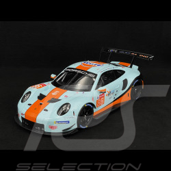 Porsche 911 RSR Typ 991 n° 86 24h Le Mans 2018 Gulf Racing 1/12 Ixo LEGT12008