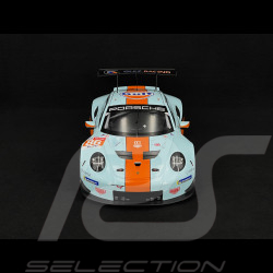 Porsche 911 RSR Type 991 n° 86 24h Le Mans 2018 Gulf Racing 1/12 Ixo LEGT12008