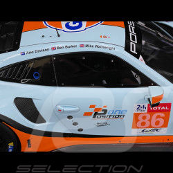 Porsche 911 RSR Type 991 n° 86 24h Le Mans 2018 Gulf Racing 1/12 Ixo LEGT12008