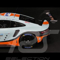Porsche 911 RSR Type 991 n° 86 24h Le Mans 2018 Gulf Racing 1/12 Ixo LEGT12008