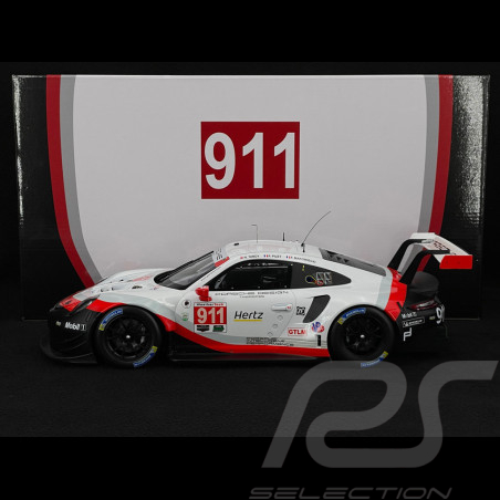 Porsche 911 RSR Type 991 n° 911 24h Daytona 2018 1/12 Ixo LEGT12001