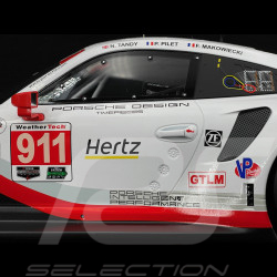 Porsche 911 RSR Typ 991 n° 911 24h Daytona 2018 1/12 Ixo LEGT12001