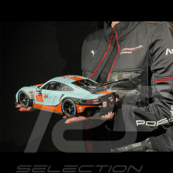 Porsche 911 RSR Typ 991 n° 86 24h Le Mans 2018 Gulf Racing 1/12 Ixo LEGT12008