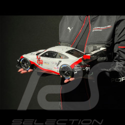 Porsche 911 RSR Typ 991 n° 911 24h Daytona 2018 1/12 Ixo LEGT12001