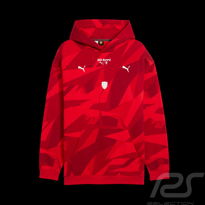 Sweat Ferrari F1 Team Leclerc / Hamilton 20 ans Collector Puma Rouge 632759-02 - mixte