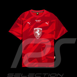 T-shirt Ferrari F1 Team Leclerc / Hamilton 20 ans Collector Puma Rouge 633943-02 - mixte