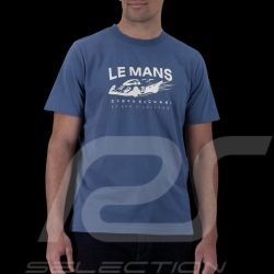 Steve McQueen T-Shirt Le Mans 917 n° 20 Blue SQ261TSM08-115 - Men