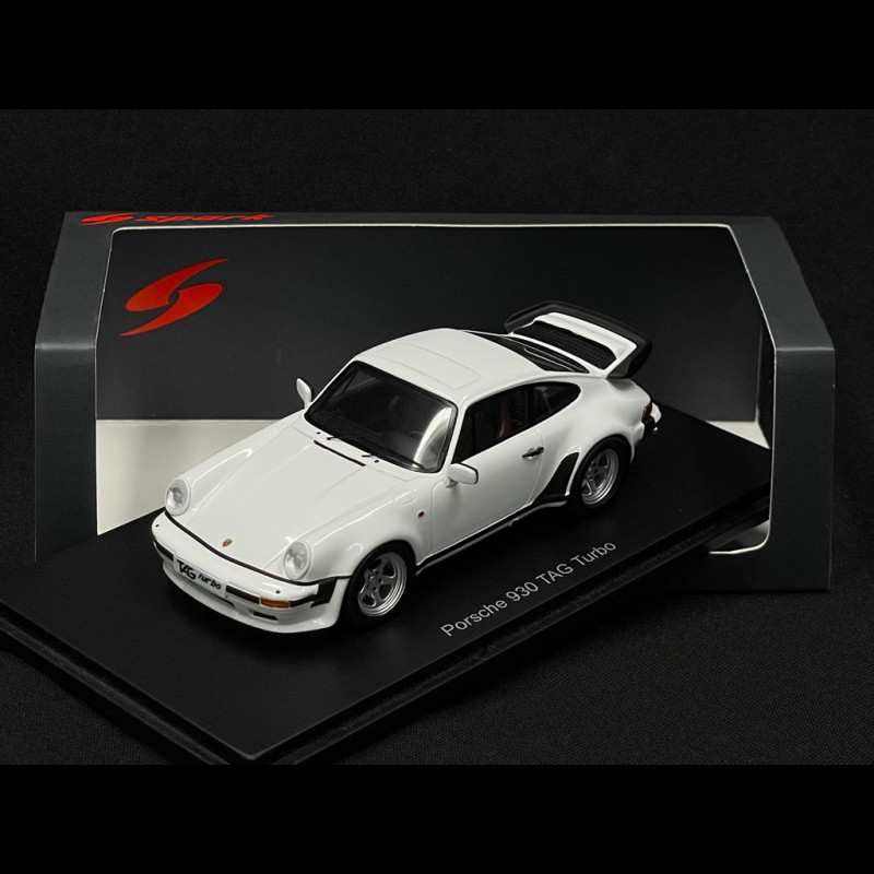 Porsche 911 Turbo TAG 1983 ミニカー Porsche 911 Turbo Type 930 TAG Turbo 1983 White 1/43 Spark S4499