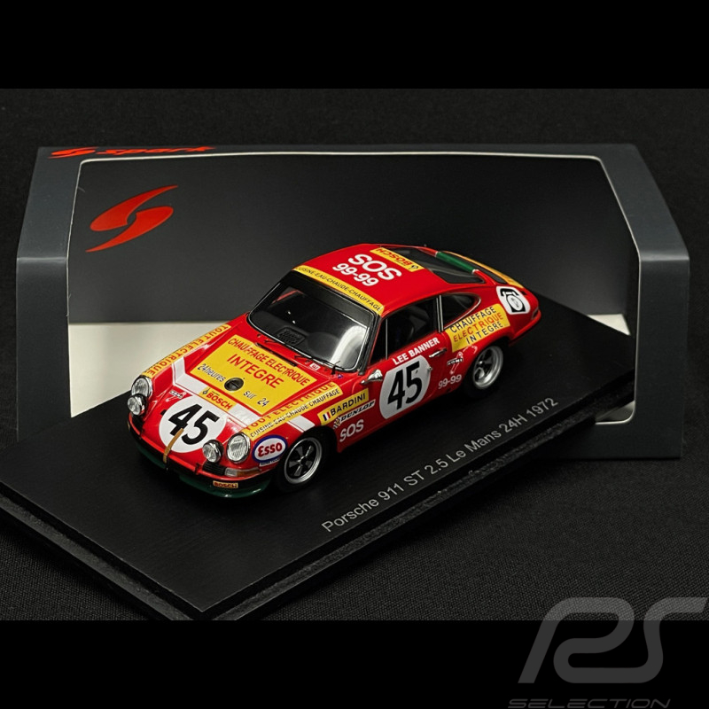 Porsche 911 ST 2.5 n° 45 24h Le Mans 1972 1/43 Spark S9779